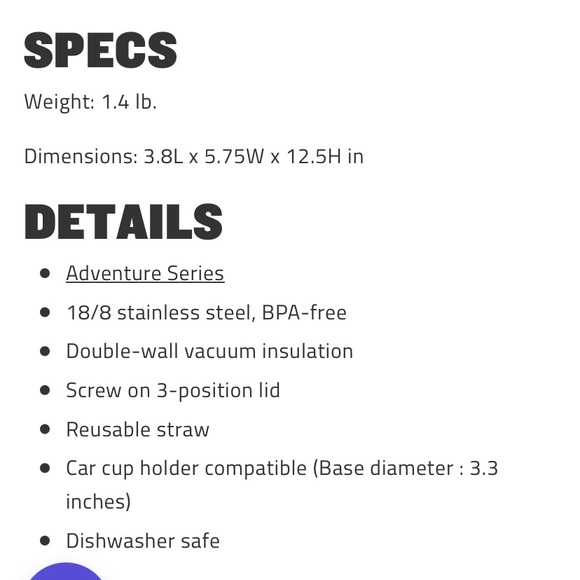 ❗️SOLD❗️Stanley Adventure Quencher Travel Tumbler - Picture 10 of 10